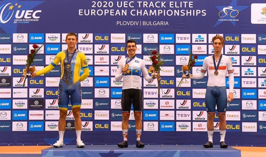 Ukraine won two more medals at the European Track Cycling Championships