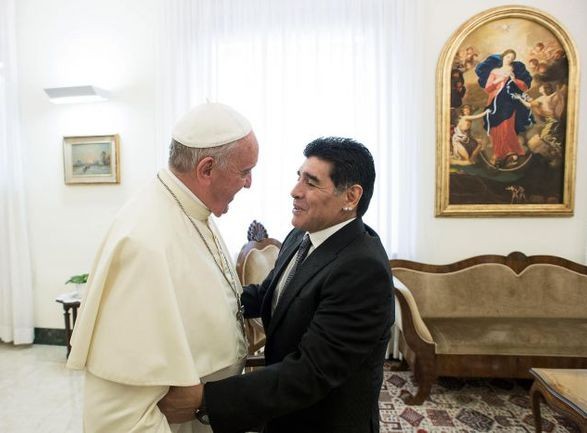 Pope Francis Prayed Over the Death of Maradona!