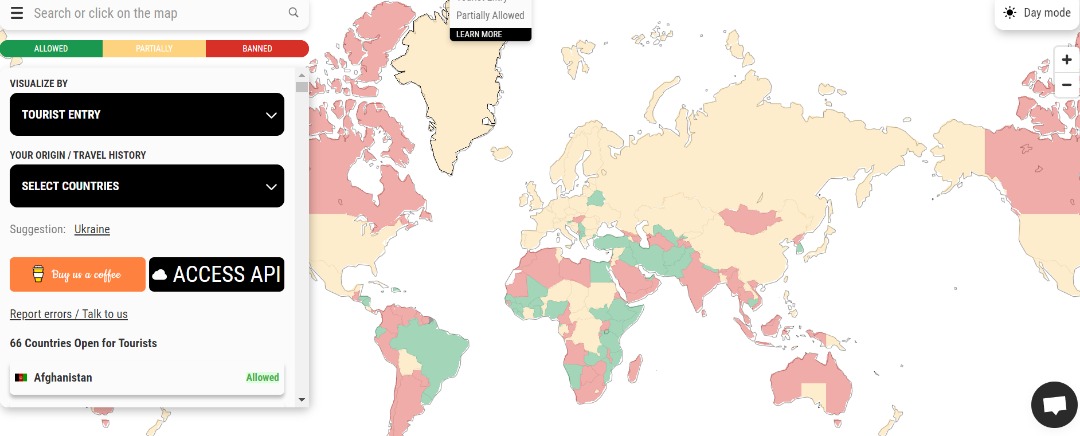 Map with Details: Where to Rest Abroad this Year