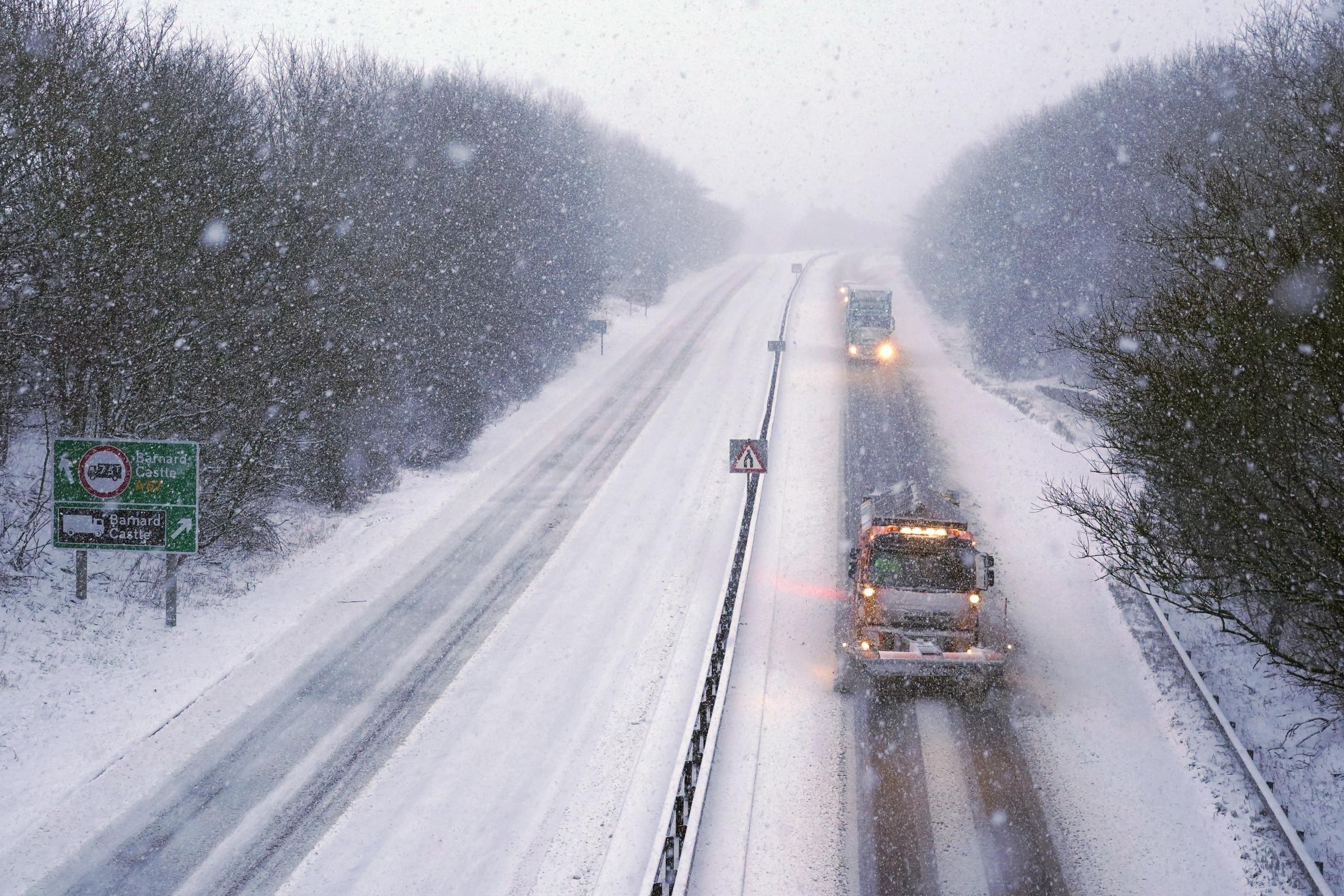 The Cyclone Brought Snow and Rain To Ukraine