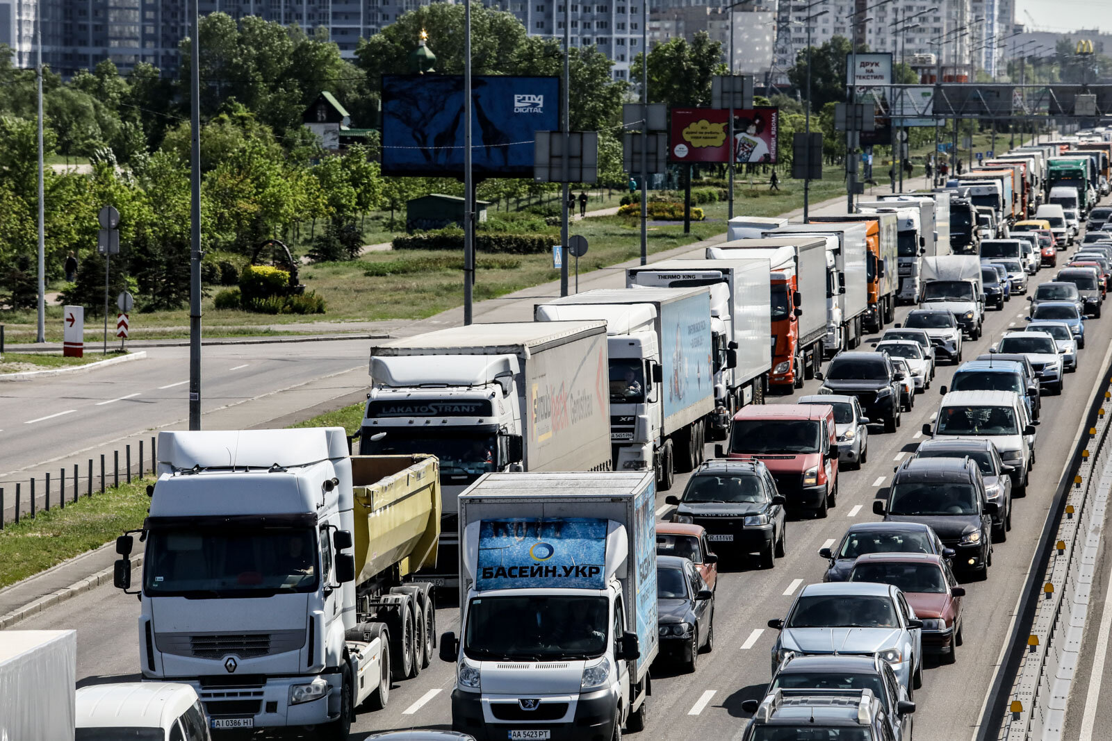 After the May Weekend Kiev Met with Traffic Jams