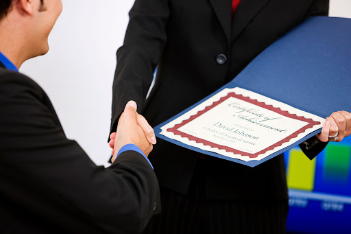 Each EIT Participant Must Receive a Certificate