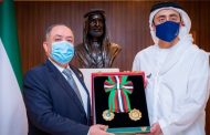 The UAE President Awards the Jordanian Ambassador Jumah Al-Abadi the Independence Medal