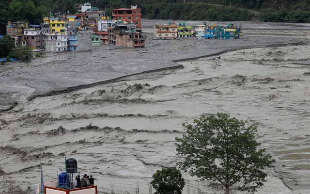 A Flood in Nepal Killed 11 People and Left 25 Missing