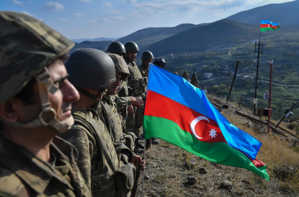 Two Wounded Servicemen on the Border With Azerbaijan