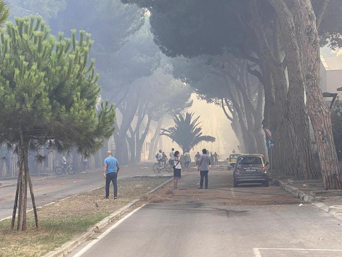 Forest Fires Broke out in the Italian Region of Abruzzo