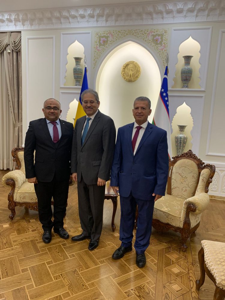 Muhammad Al-Atti Meets the Ambassador of Uzbekistan to Ukraine