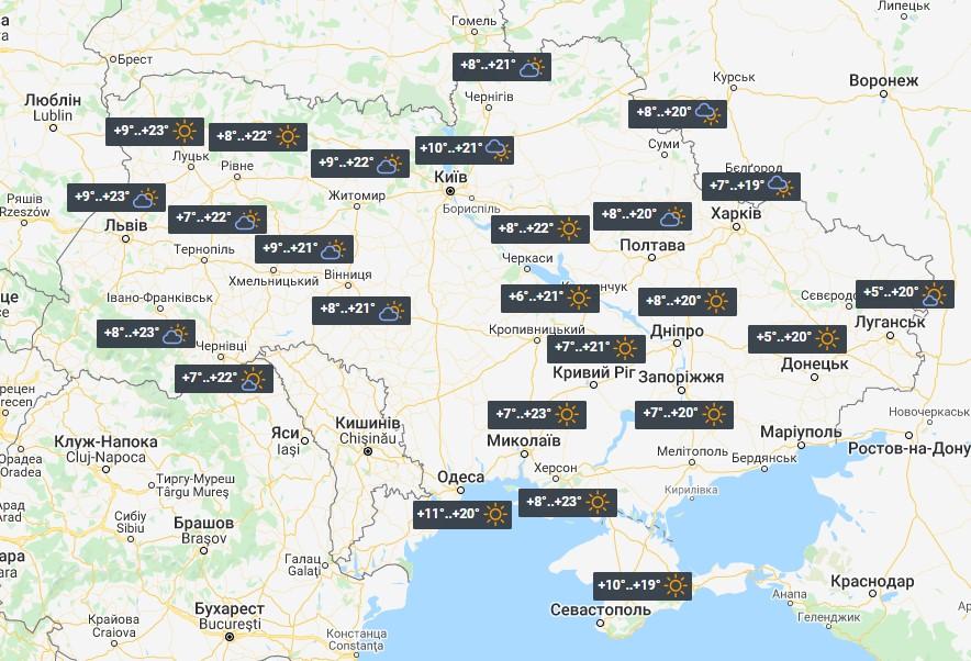 The Long-Awaited Warming Will Break Into Ukraine on September 8