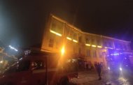 A restaurant was burning at Andriyivskyi Descent in Kiev