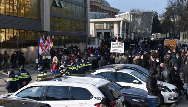 Saakashvili was brought to court in Tbilisi