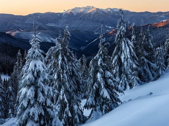 The Carpathians were covered with snow: sometimes under two meters