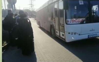 Evacuation buses left for Mariupol