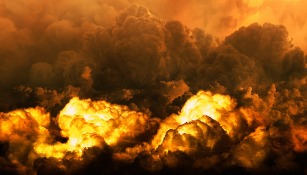 Explosion at an illegal oil refinery in Nigeria