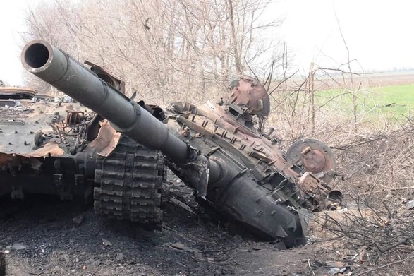 In Zaporozhye, the Ukrainian military destroyed enemy armored vehicles