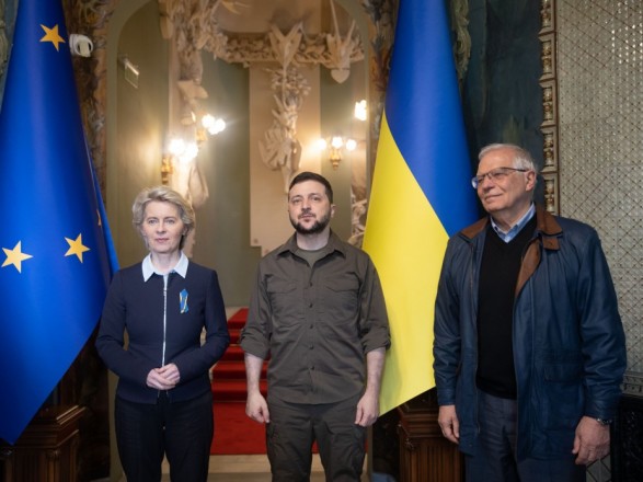 Josep Borrel, Ursula von der Leyen and Volodymyr Zelensky visited Bucha