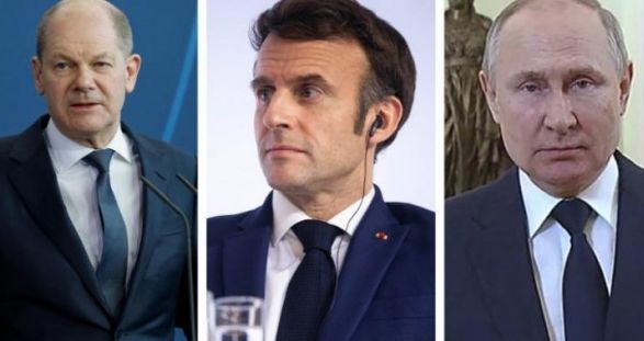 Macron and Scholz call on Putin to withdraw troops from Ukraine and release Azovstal defenders