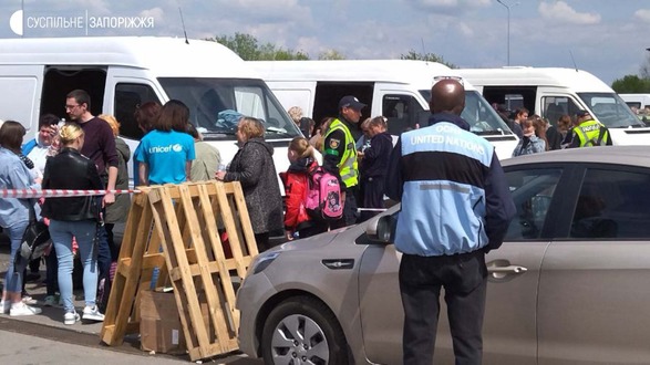 Mariupol residents arrived in Zaporizhia and evacuated with their own cars