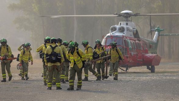 Eleven villages in Spain have been evacuated due to forest fires