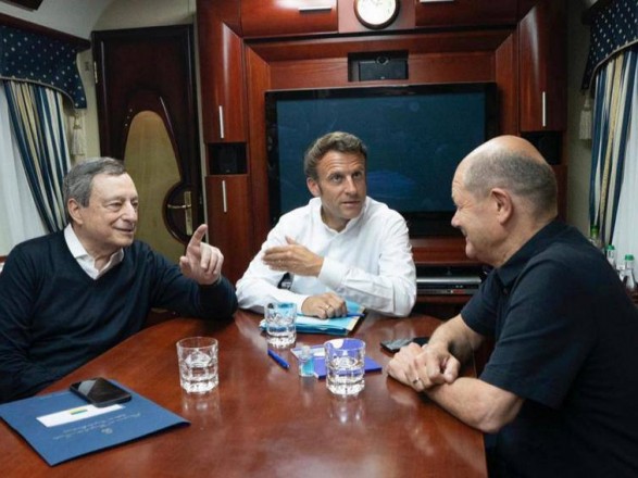 The visit of Scholz, Macron and Draga was confirmed in Ukrzaliznytsia