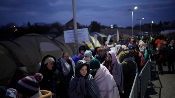 The war forced almost 14 million Ukrainians to flee their homes - the UN