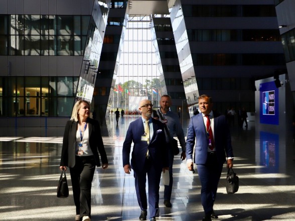 For the first time in 15 weeks in a suit: Reznikov arrived in Brussels to meet 