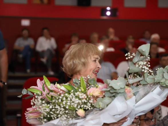 Ada Rogovtseva and Akhtem Seitablayev attended the pre-premiere screening of the film about the war in Donbas 