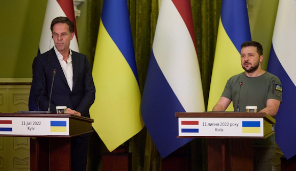 Zelensky had a telephone conversation with the Prime Minister of the Netherlands