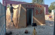 The first shelter stop was installed in Kharkiv