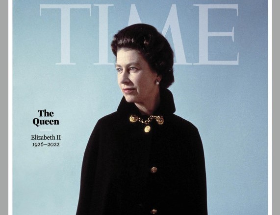 Time magazine dedicated its cover to Elizabeth II