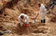 About a thousand bodies of the dead were exhumed in the de-occupied territories